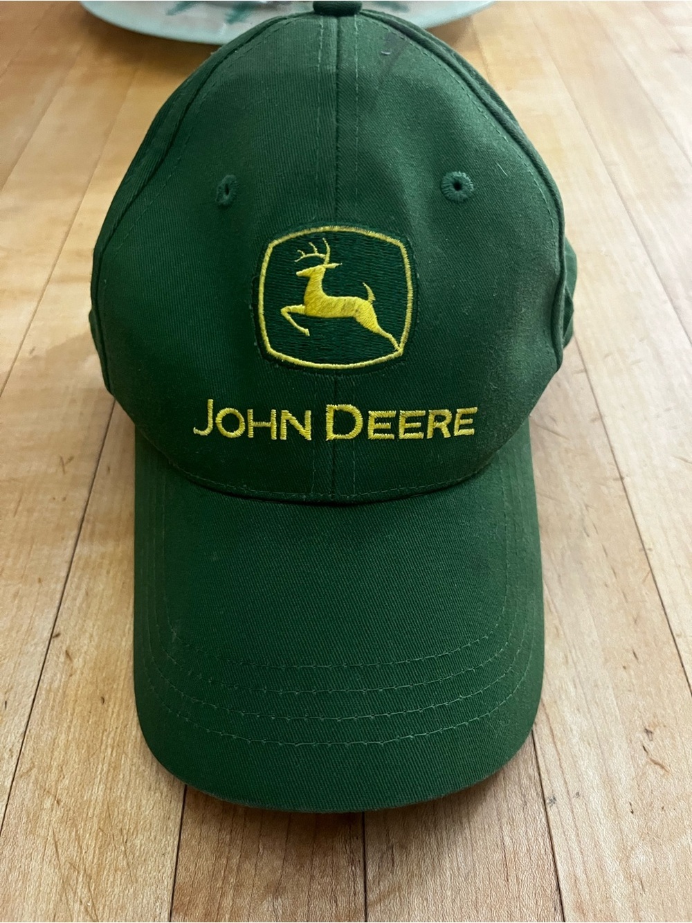 John Deere Baseball Cap with Yellow Logo Nothing Drives Like a Deere
